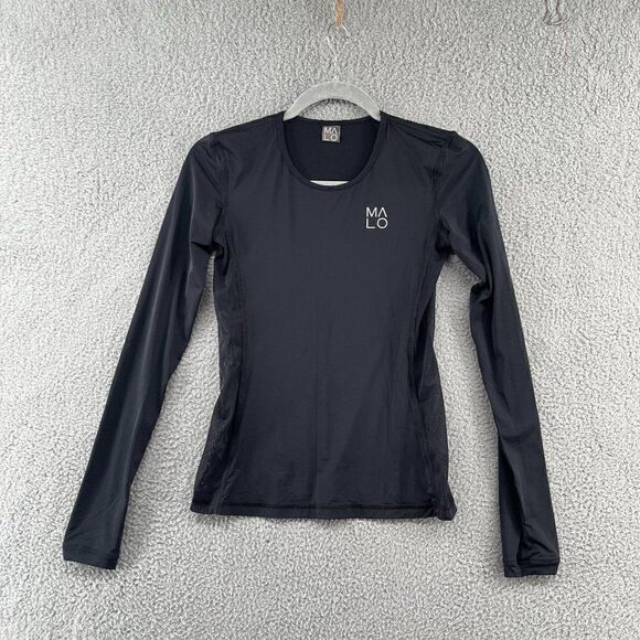 MALO MEN'S ENDURE LONG SLEEVE - BLACK Size Small - Picture 1 of 12